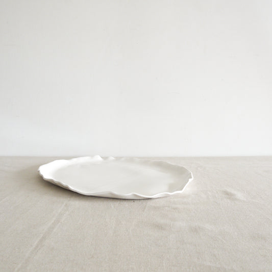 oval platter ~ white #2