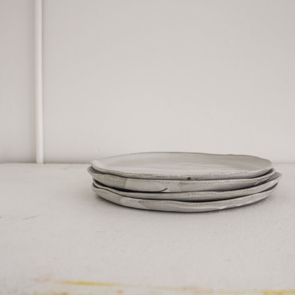 Dinner  Plate ~ Speckled Grey