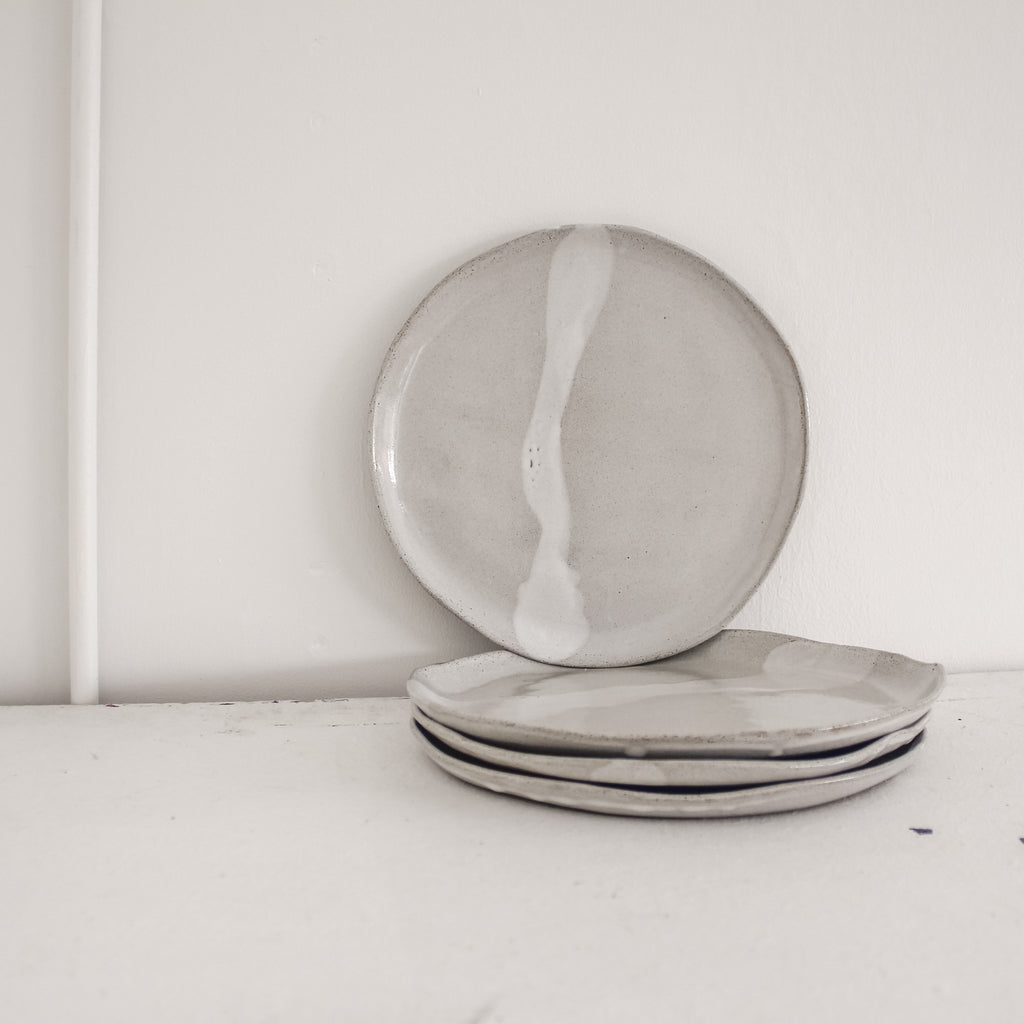 Dinner  Plate ~ Speckled Grey