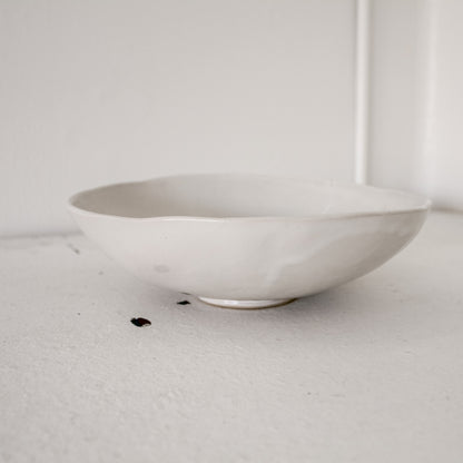 midi salad bowl ~ antique white