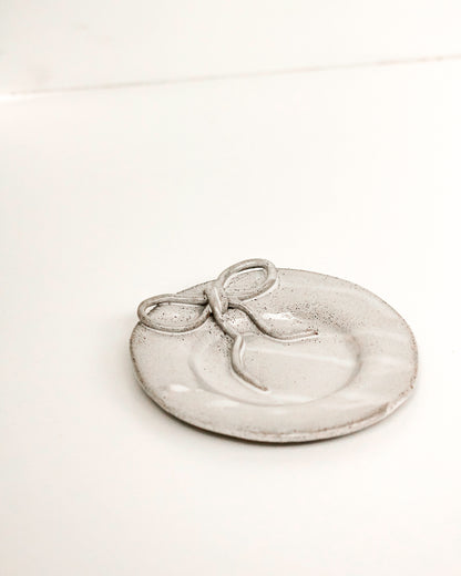 bow plate / speckled grey #3