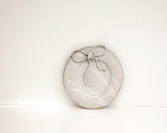 bow plate / speckled grey #3