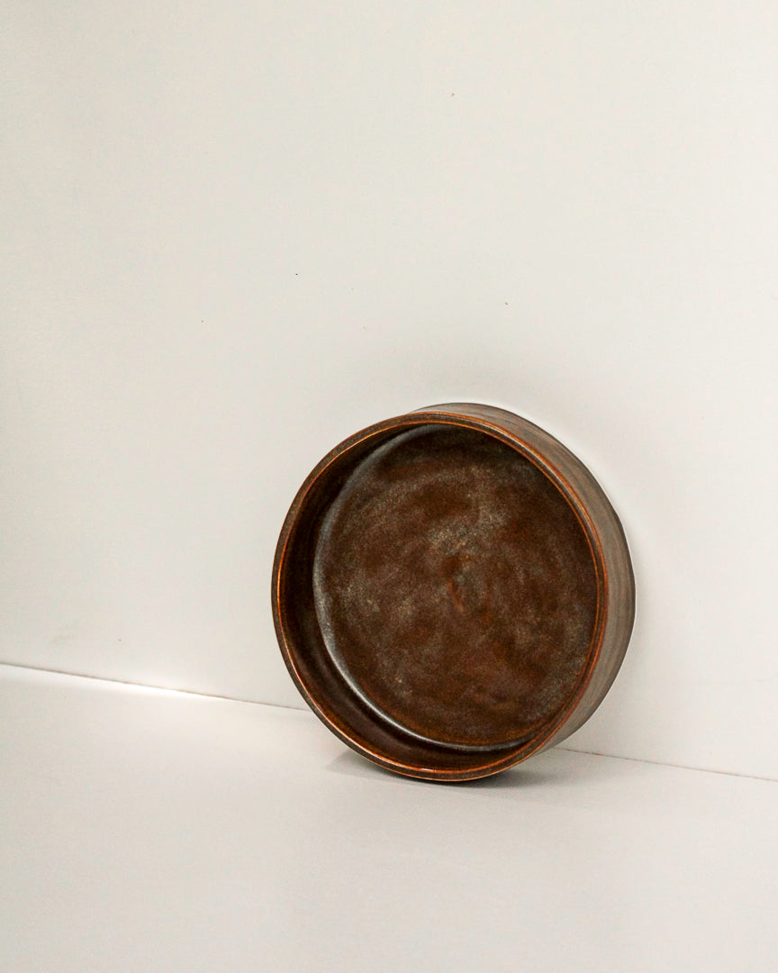 dip bowl ~ brown