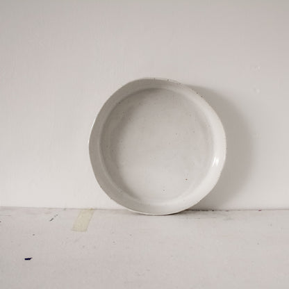 serving dish ~ speckled white