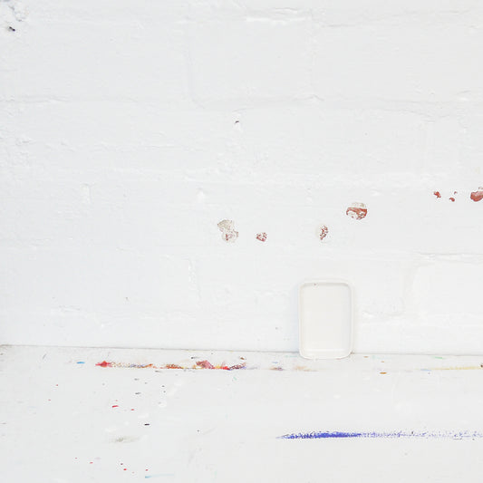rectangular dish ~ white